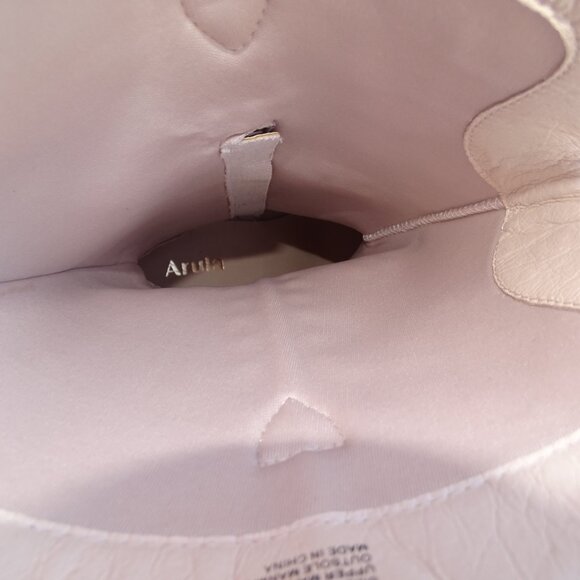 Arula Beige Studded Women's Wide Calf Cowboy Boots  10W Never Worn - Picture 9 of 11